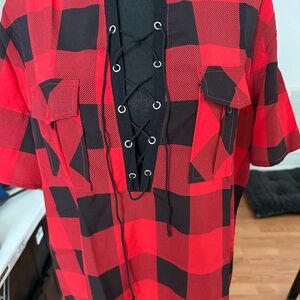 Pullover Checker top